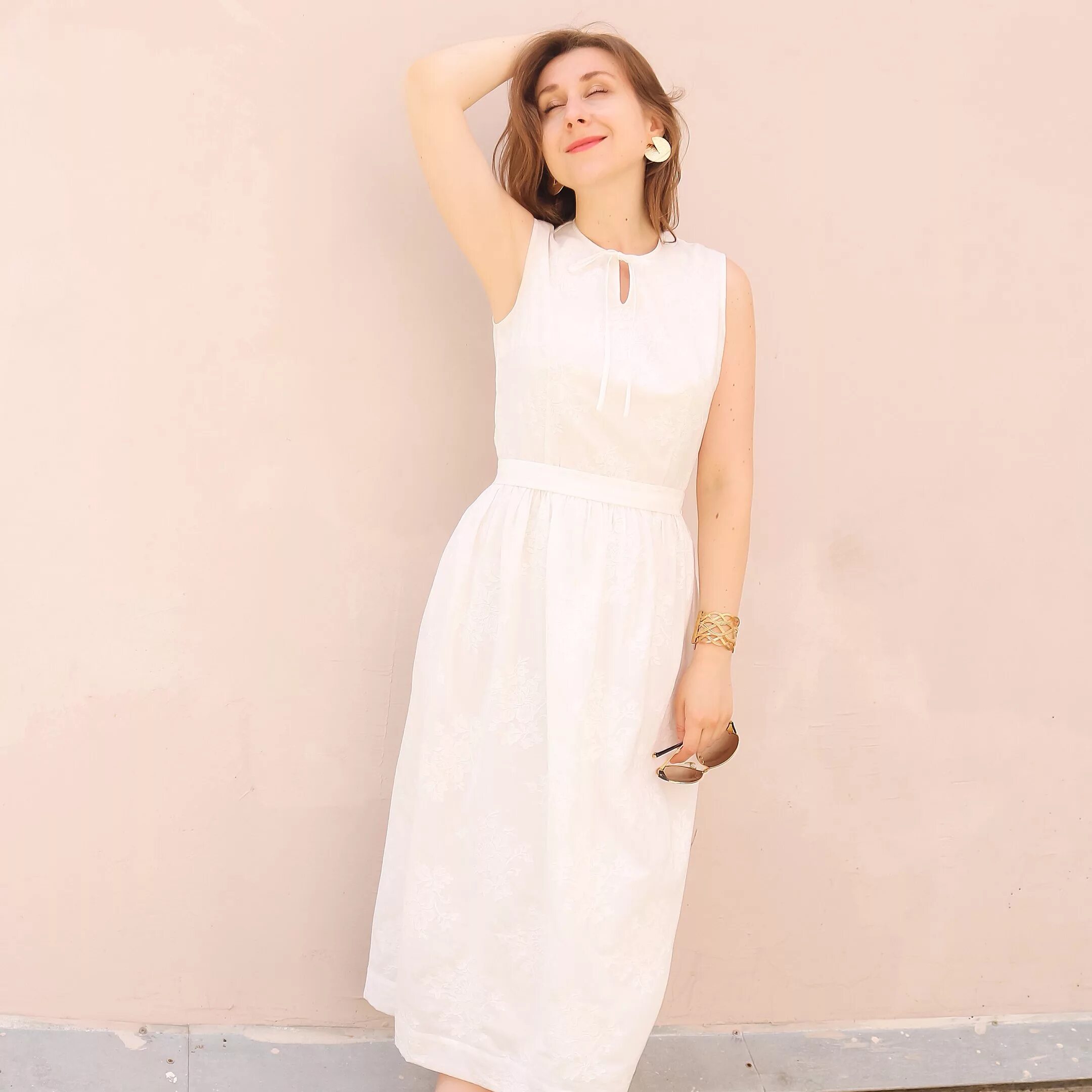Белое платье из хлопка. Белое платье. Платье из хлопка. Нежное летнее платье. Летние платья из хлопкового шитья.