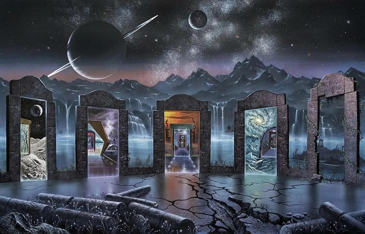Миров очень много. Магические врата. Линн Дениз. Двери в иные миры. Фантастические декорации. Портал в другой мир.