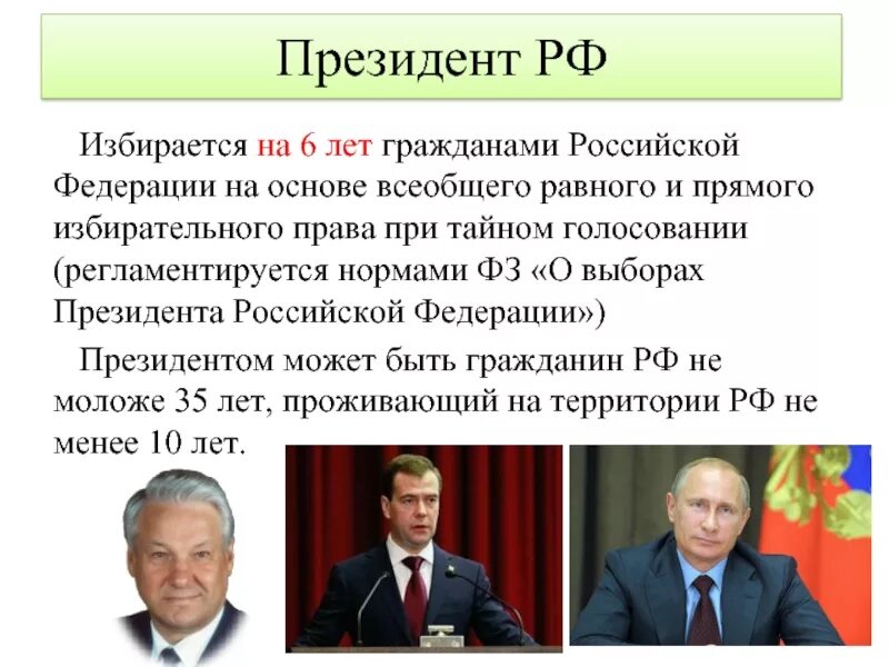 Какая система выборов президента в рф