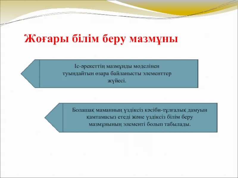 Жоғары білім беру. Білім беру роботы.