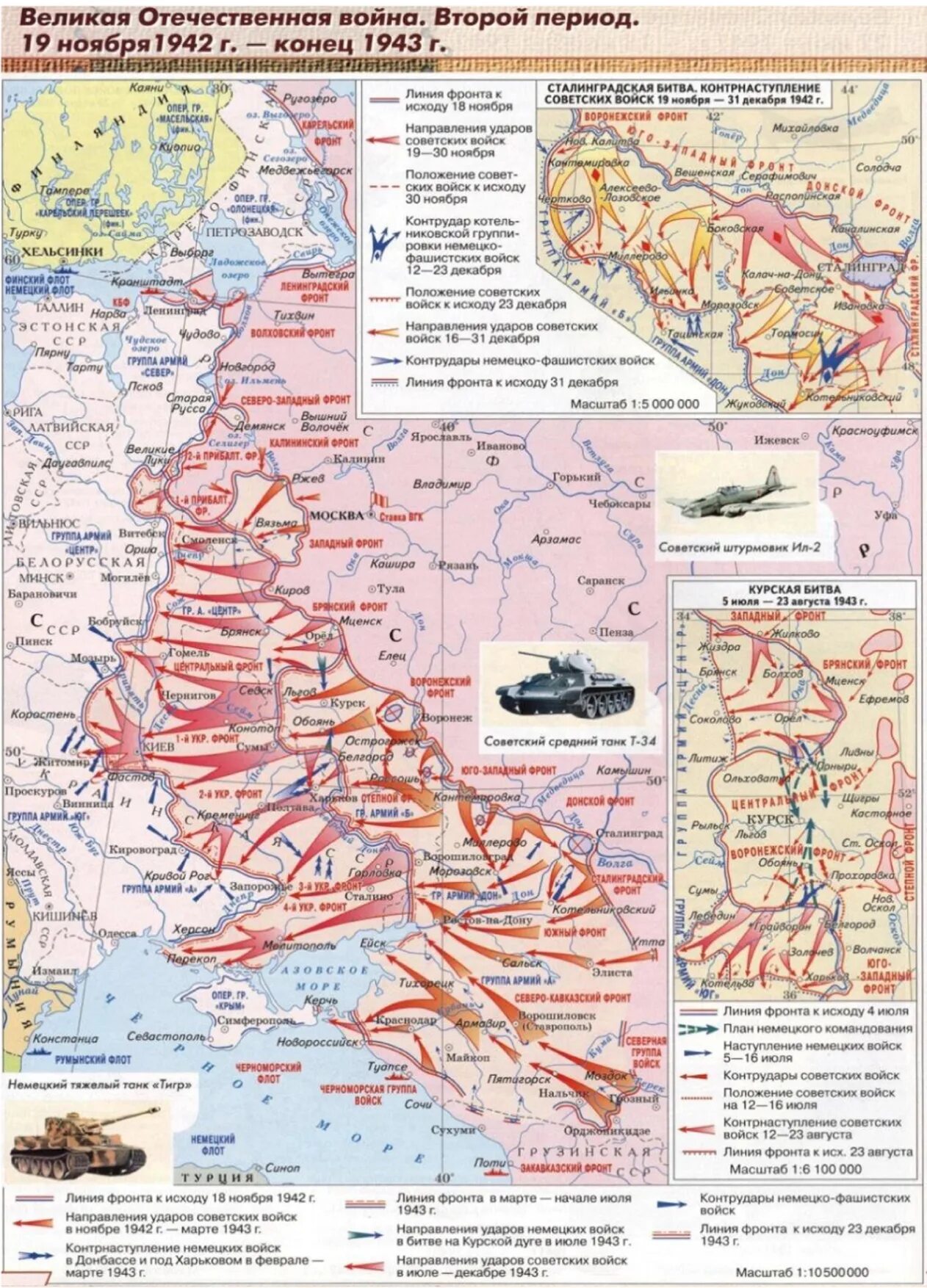 Второй период ВОВ коренной перелом ноябрь 1942-1943 г. Коренной перелом в Великой Отечественной войне карта. Коренной перелом во второй мировой войне карта. Сражения 1 этапа великой отечественной войны