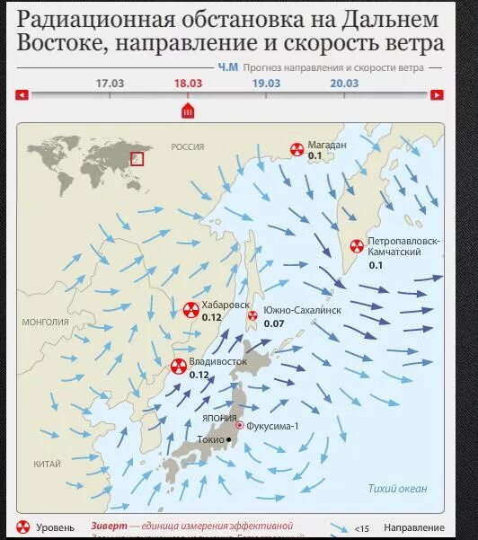 Г ветров на карте