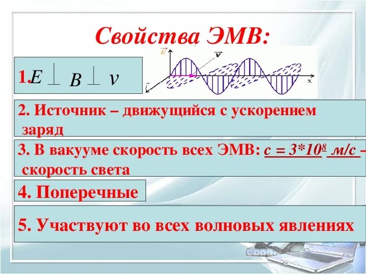 Характеристики электромагнитных волн. Основные характеристики электромагнитной волны. Источники электромагнитных волн. Основные свойства электромагнитных волн. Частота электромагнитных волн 2 м равна