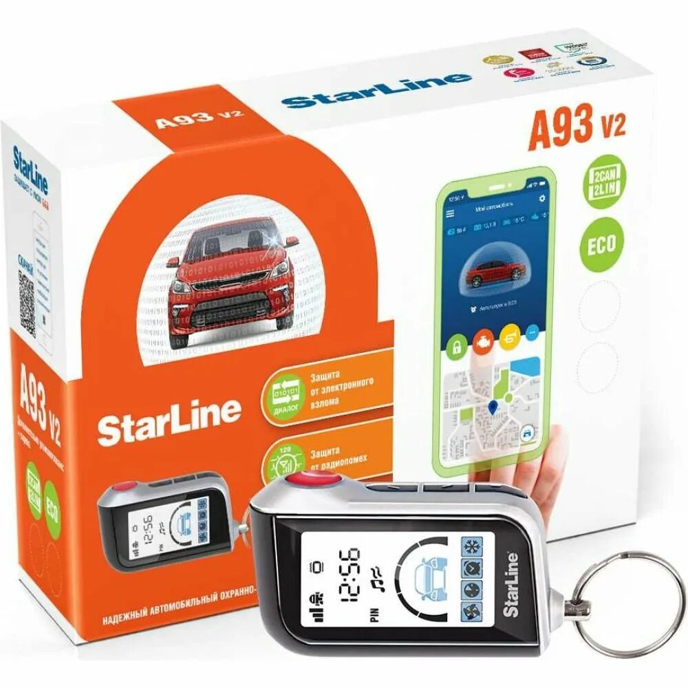 A93 2can 2lin gsm. Автосигнализация STARLINE a93 v2 2can+2lin Eco. STARLINE a93 v2 Eco. Старлайн а93 can2 Lin. STARLINE a93 Eco.