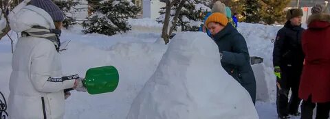 Снежная баба новосибирск