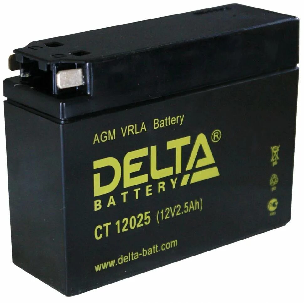 30 ампер часов. Аккумулятор CT 12025. Delta Battery CT 12025. CT 12025 Delta аккумуляторная батарея. Delta CT 12025 (12в/2,5ач).