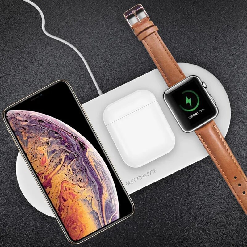 Беспроводная зарядка для телефона iphone. AIRPOWER Wireless Charger 3 в 1. Зарядка Аппле 3 в 1 Wireless Charger. Беспроводная зарядка эпл вотч. Wireless Charger 3in1 15w fast.