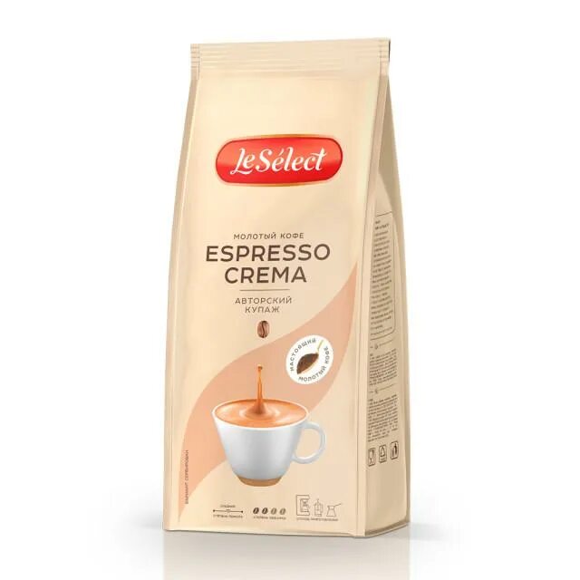 Эспрессо крема. Кофе Carraro crema Espresso. Молотый кофе с клапаном.