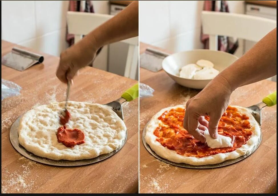 Поэтапное приготовление пиццы. Формочки для теста пиццы. Тесто для пиццы. Форма для пиццы из теста. Рецепт идеальной пиццы