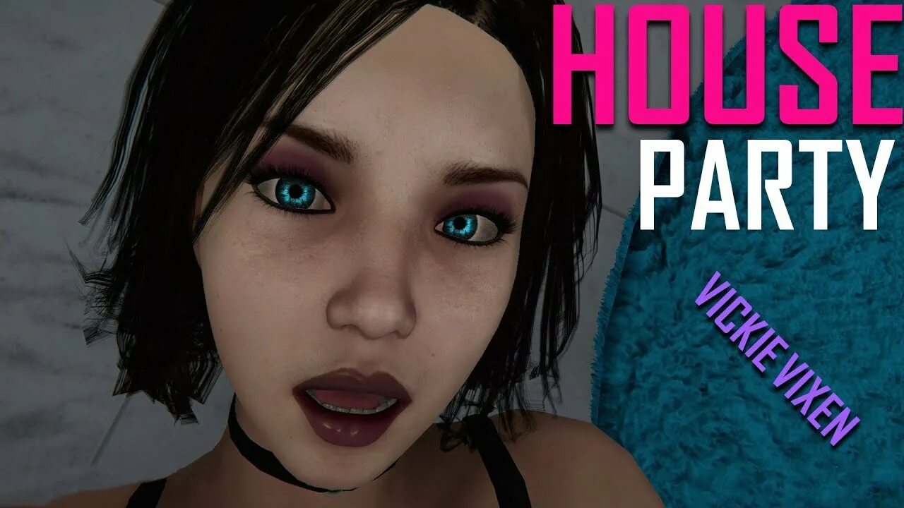 House Party Вики. House Party игра. Vickie Vixen House Party. Вики Виксен House Party. House party сцены