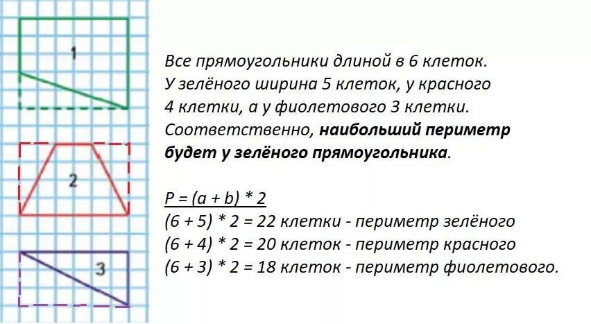 Четырехугольник 1 дополнили до прямоугольника начерти