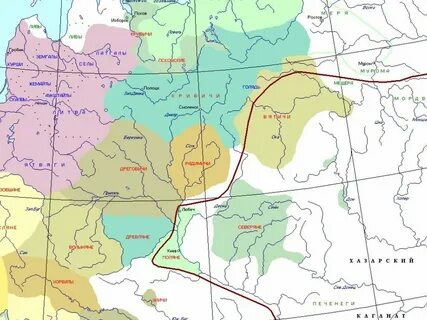 Где жили вятичи в древней руси