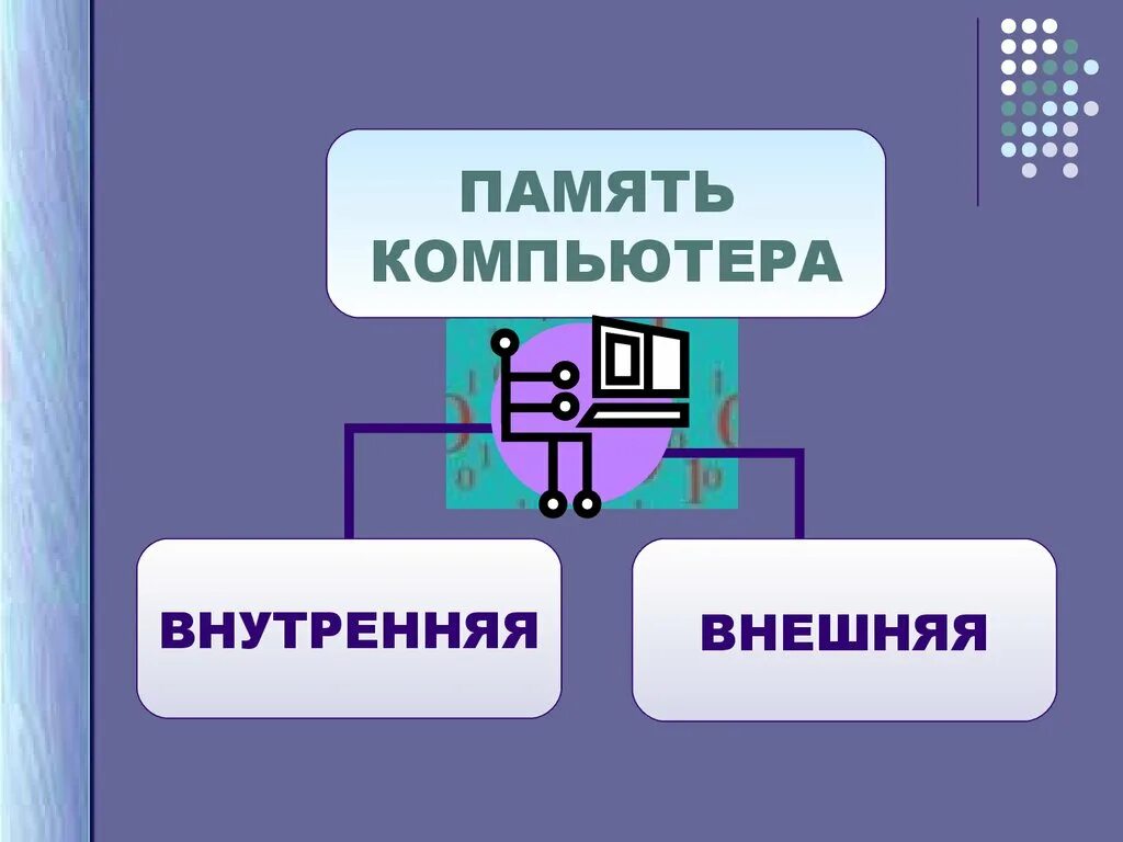 Виды памяти информатика 7 класс