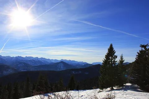 Sun snow