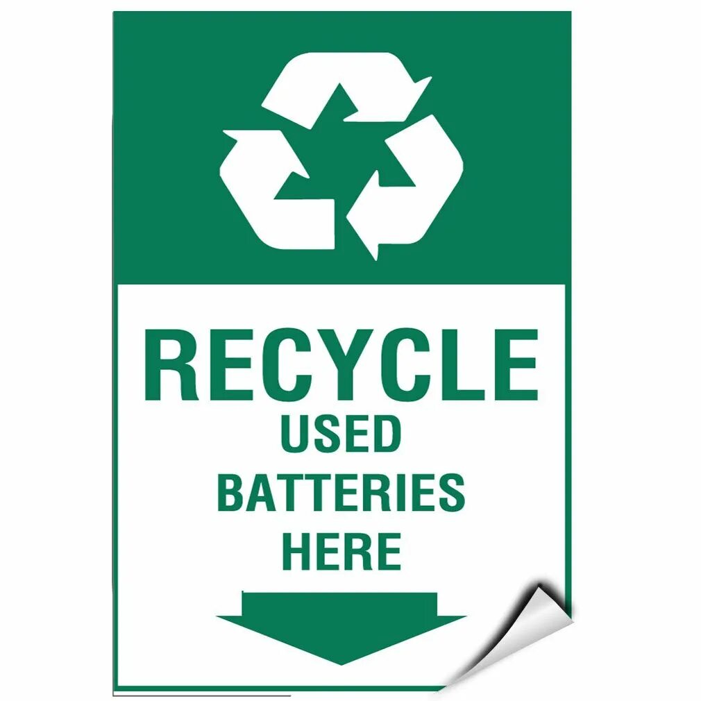 Battery recycle. Battery Recycling Container. Recycling banner.