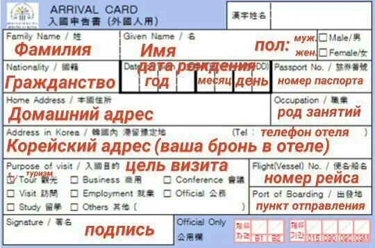 Оформить кета в корею. Миграционная карта корея. заполнение миграционной карты для южной кореи. как заполнить декларацию в южная корея. образец заполнения миграционной карты в корею.