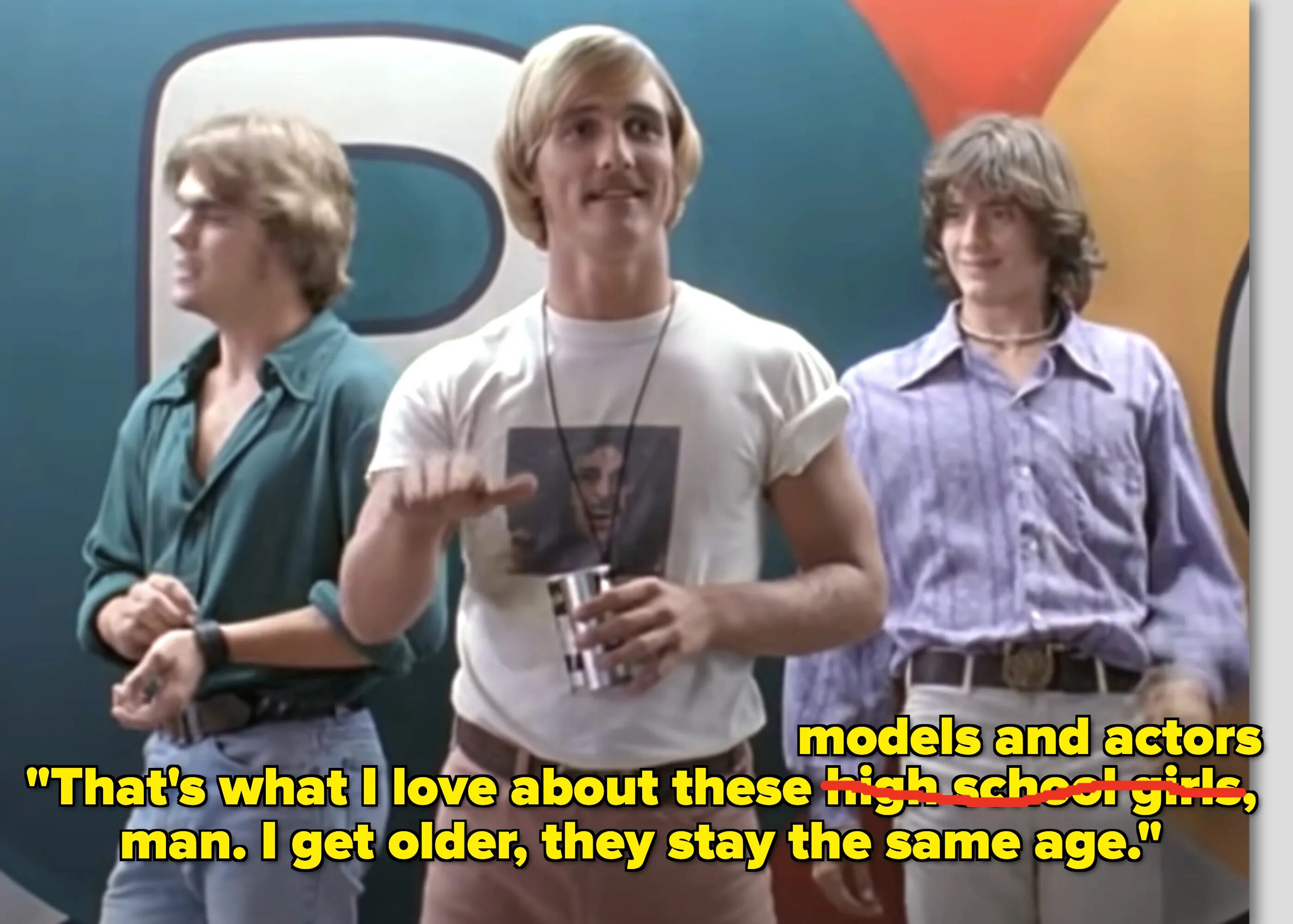 They stay. Dazed and confused Мэттью Макконахи. Под кайфом и в смятении Мэттью. Мэттью Макконахи под кайфом и в смятении. Под кайфом и в смятении Дэвид Вудерсон.