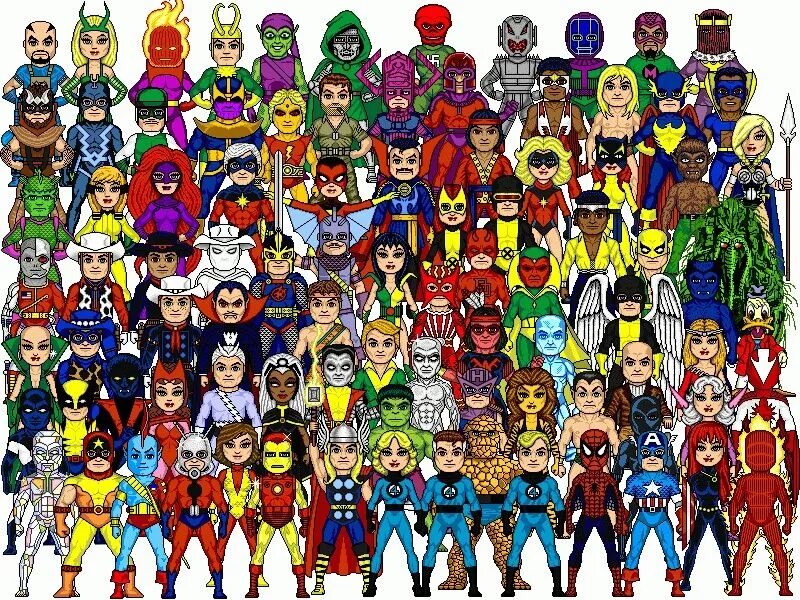 Где есть все персонажи. MICROHEROES DC. Marvel MICROHEROES. Супергерои и их имена. Все герои Марвел.