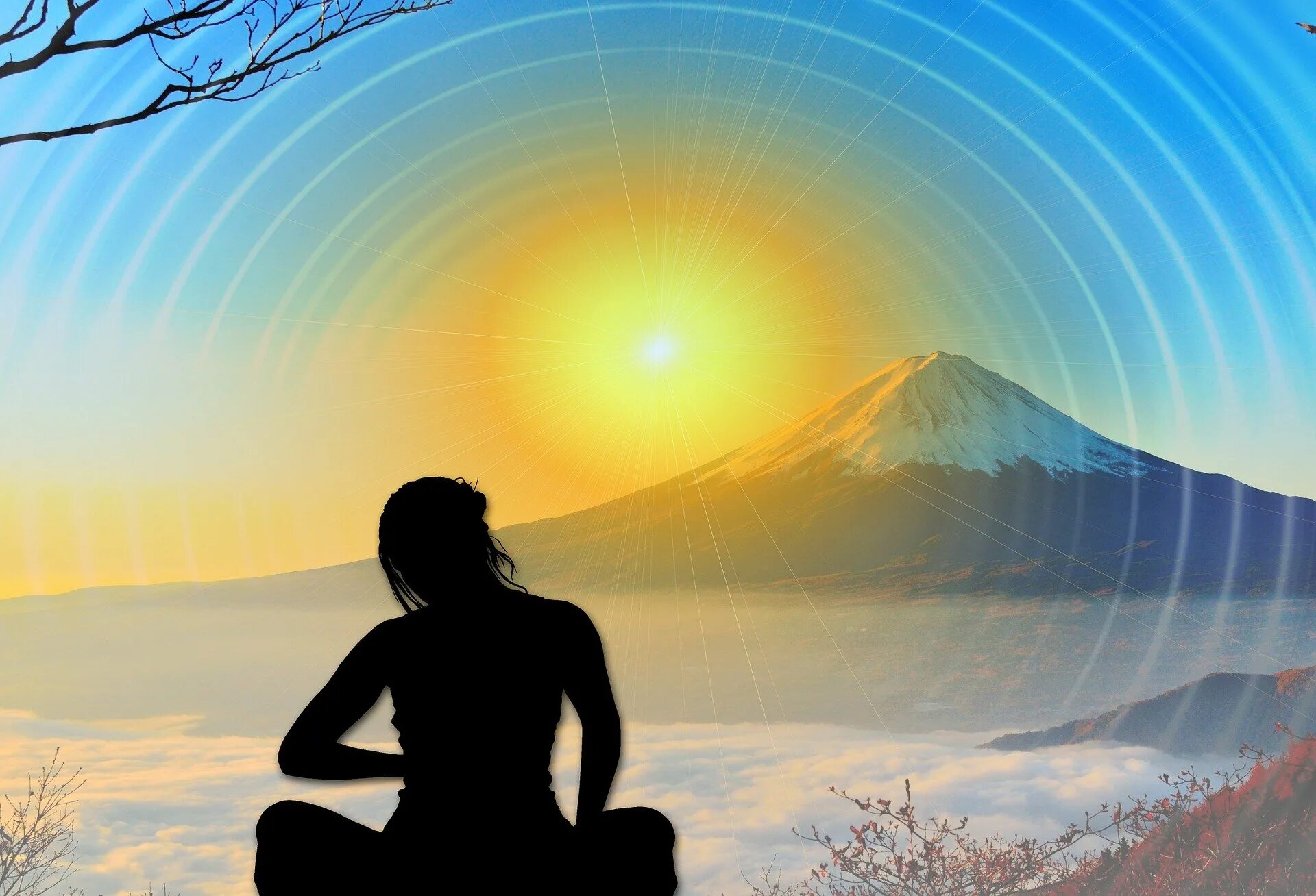 Духовный п. Духовное просветление. Созерцание солнца. Духовное солнце. Медитация осознанности.
