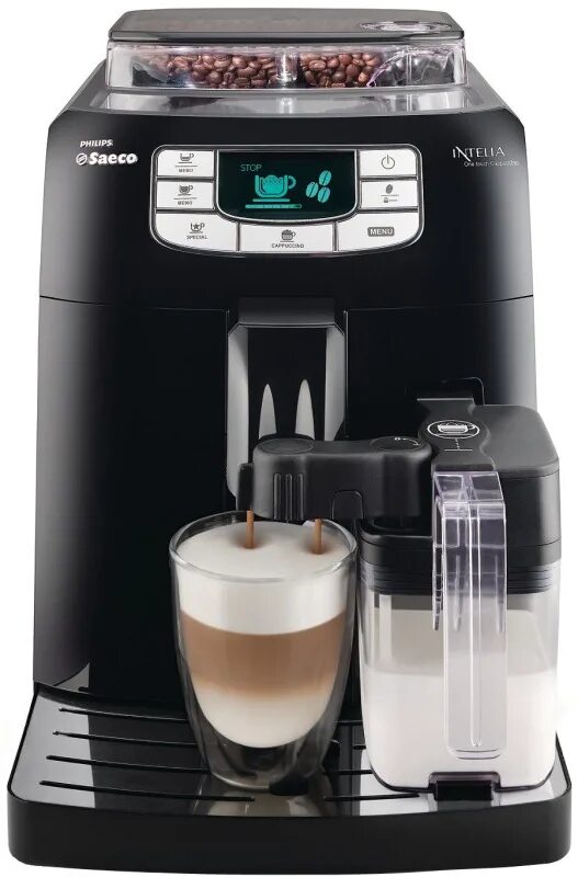 Филипс купил саеко. Кофемашина Saeco Intelia one Touch Cappuccino. 8753 Saeco кофемашина. Philips Saeco Intelia. Saeco Intelia one Touch.