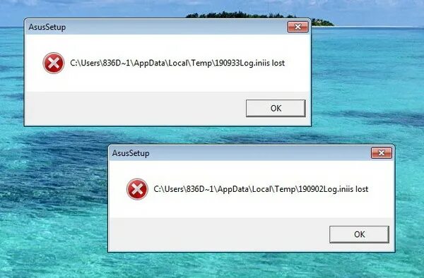 Ошибка ASUSSETUP. C users 1 APPDATA local Temp. Ошибка выскакивает Аппдата. C:/users/user/APPDATA/. H appdata local temp