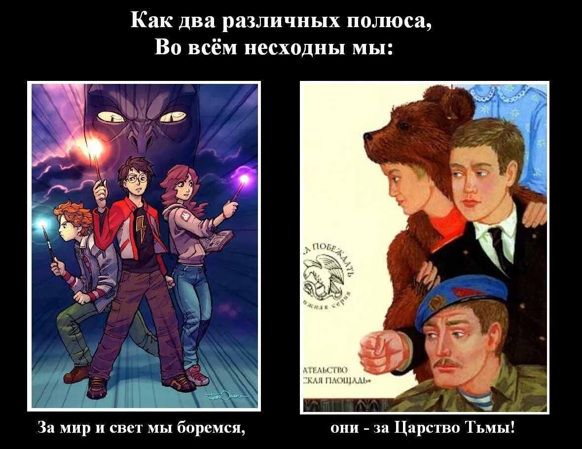 Два разных полюса. Два разных полюса