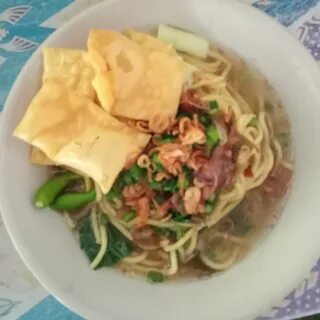 Mie Ayam Mie ayam+pangsit.