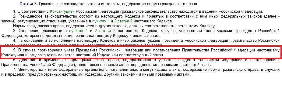 Пункты в статьях кодекса. Статья 14 пункт 1. Статья 1 п 3. Принят ли закон.