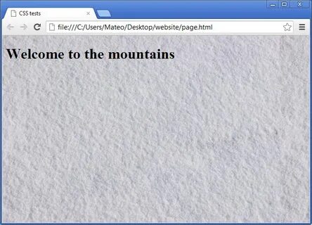 Фон через html
