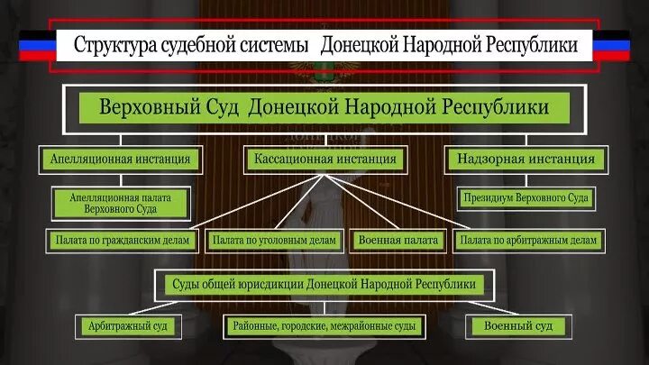 Органы государственной власти полномочия правоохранительных органов. Судебная система ДНР. Система органов государственной власти ДНР. Структура судебной власти ДНР. Структура органов власти ДНР.