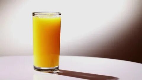 A glass of juice