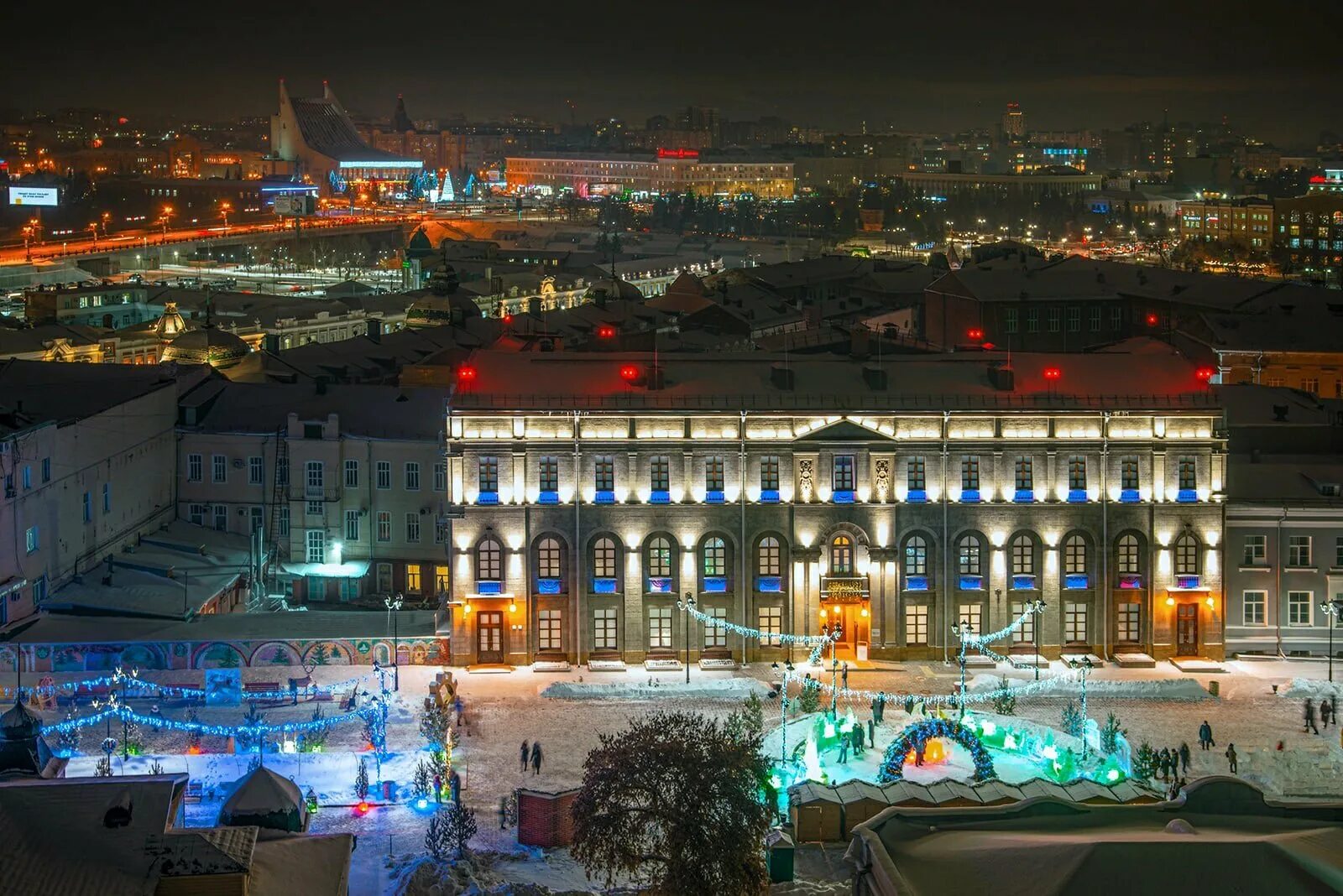 Город Омск. Зимний Омск. Зимний Любинский Омск. Омск фотографии 2022.