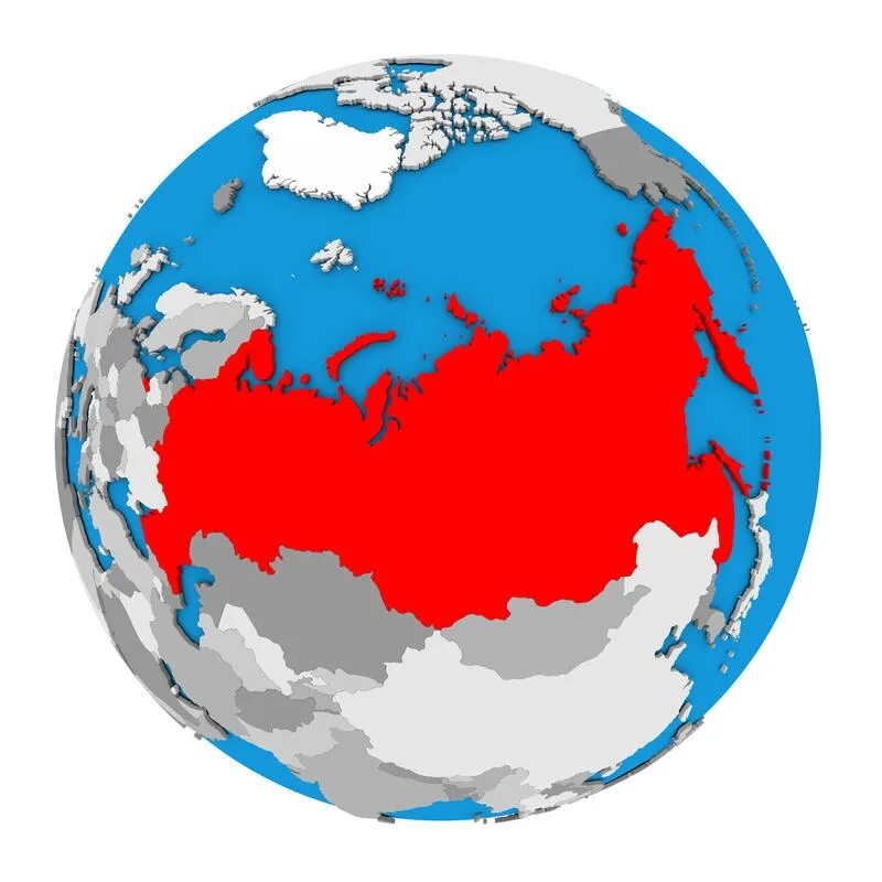 Россия на глобусе. Россия на земном шаре. Карта России на глобусе.