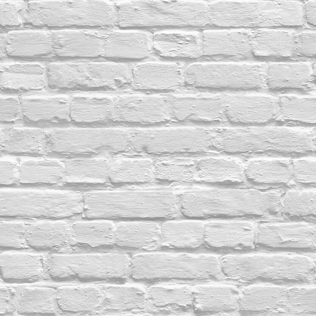 8x15ft Vintage White Bricks Wall Wooden Planks Floor Custom Photography Studio B