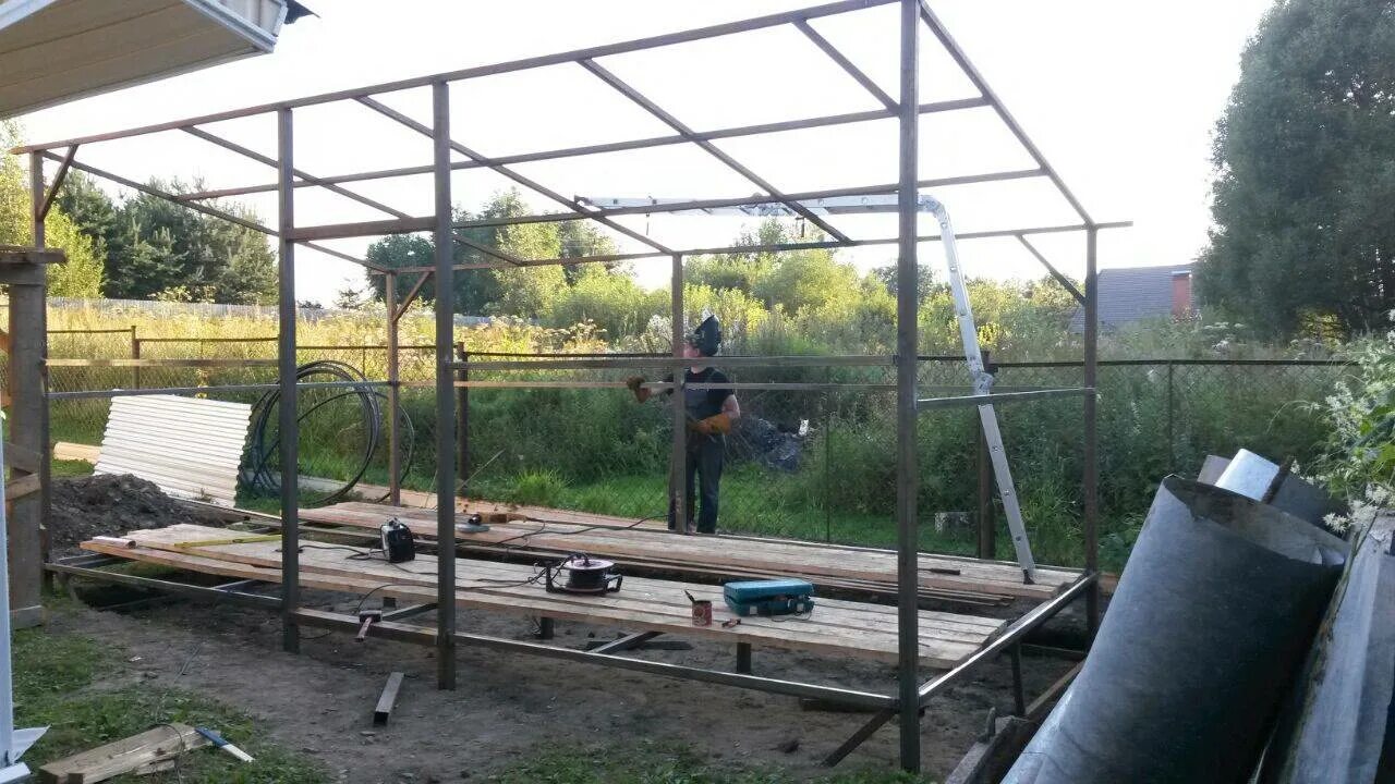 Дача из профильной трубы своими руками. Сарай 3х4 из профильной трубы 40х40 односкатка. сарай из профильной трубы 40х20 3 на3. каркас хозблока 4/2 из профильной трубы 40х20х2. металлический каркас беседки 3х5.