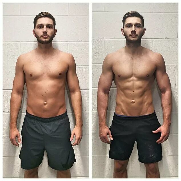 Тело до и после. Тело до и после тренировок. Годы тренировок. Спортивные парни до и после.