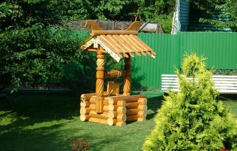 Красивые колодцы своими руками