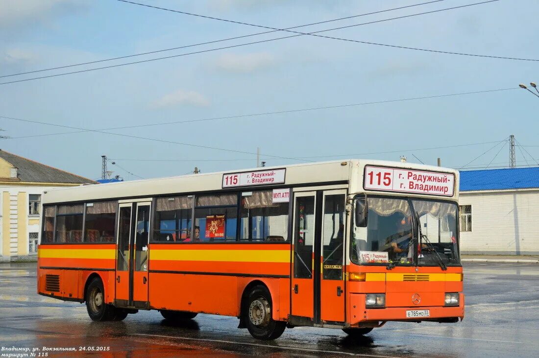 Автобус 115 сколько. Vladimir Region, Mercedes-Benz o405 # Вт 920.