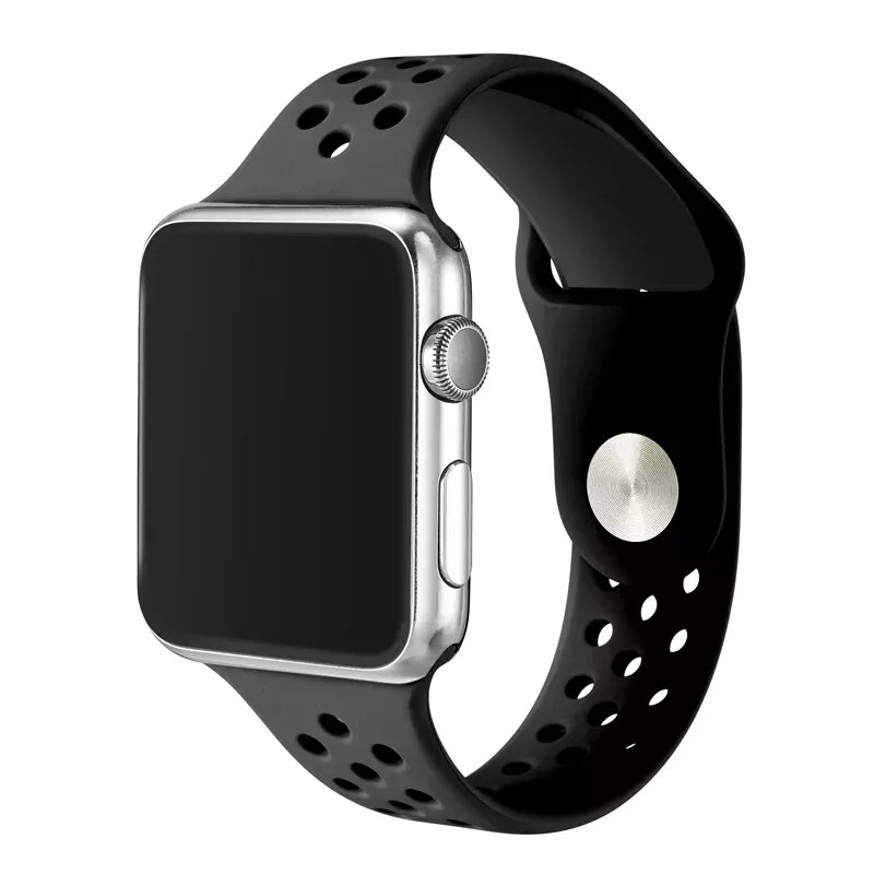 Ремешок apple watch отзывы. Ремешки для АПЛ вотч 7. Apple IWATCH 42mm. Эппл вотч с черным браслетом. Apple IWATCH 2 42mm Nike.