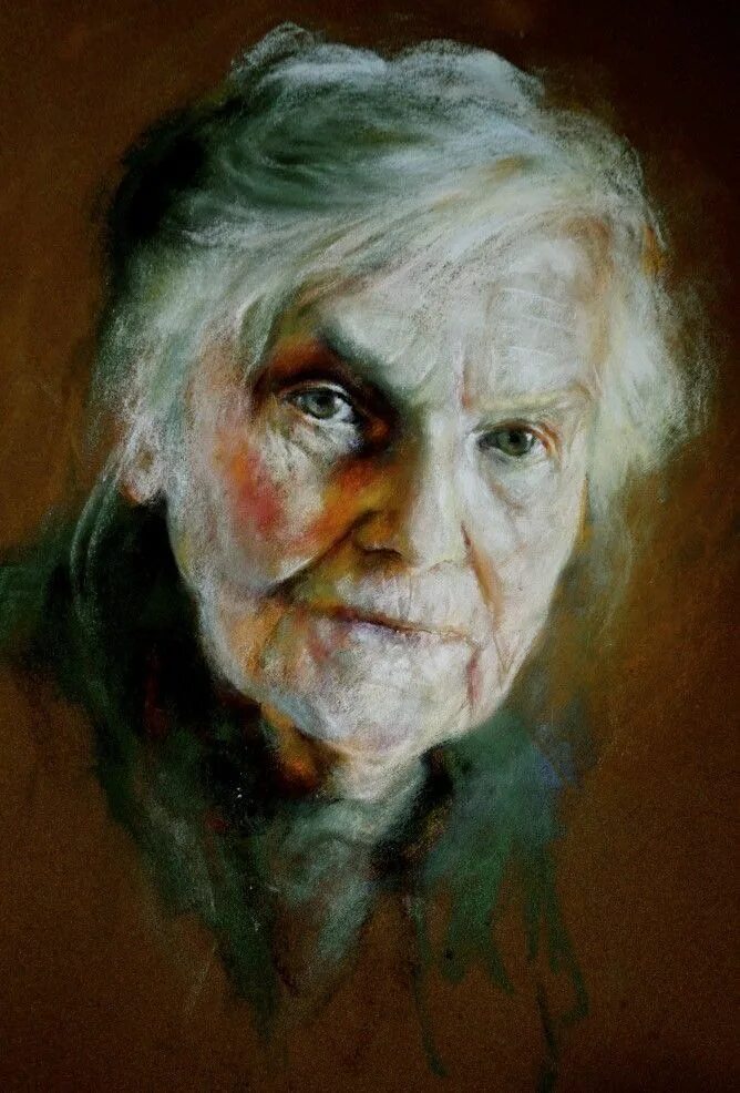 Создаем живописный портрет пожилого человека. Портрет пастелью. Живопись пастелью портрет. Люди пастелью.
