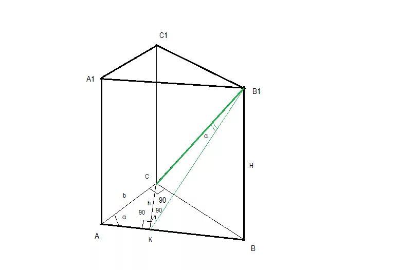 Треугольная Призма с углом 90 градусов. Призма с основанием прямоугольного треугольника. Прямая Призма в основании прямоугольный треугольник. Диагональ прямой грани прямая треугольная Призма.