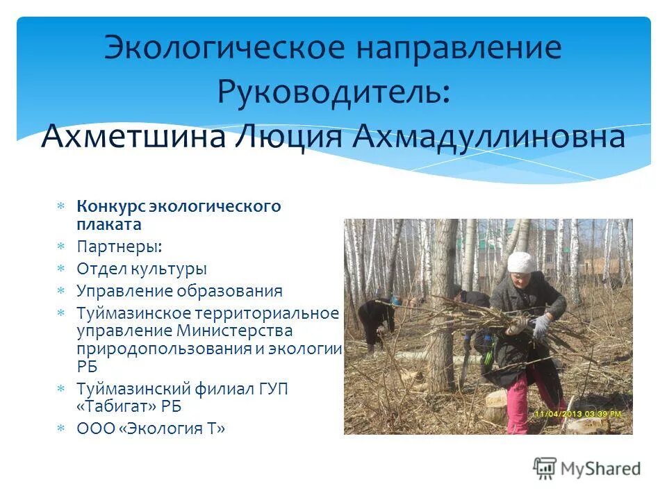 программы экологической направленности