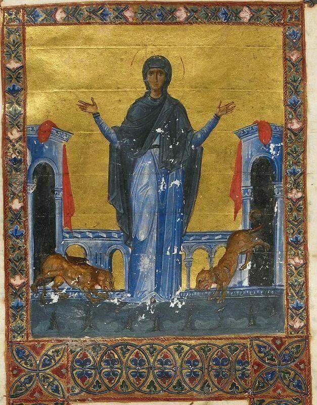Св века. Святые жены Византия иконы.