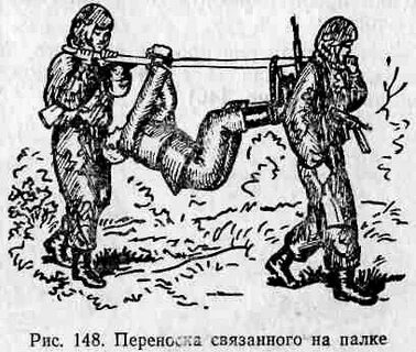 Связывает пленника