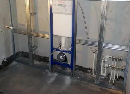 Установить подвесной унитаз с инсталляцией своими руками