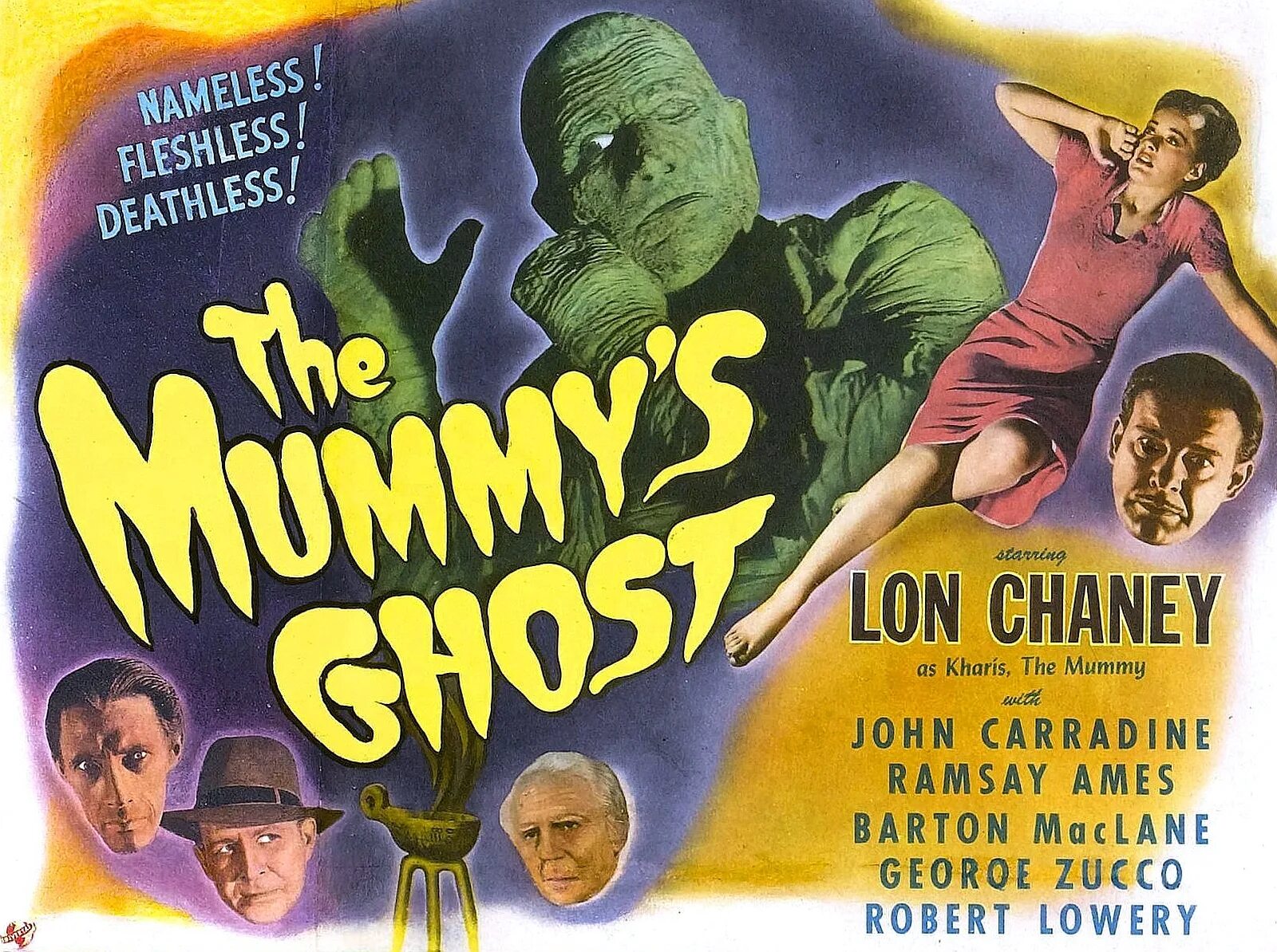 Here come the mummies. Призрак мумии фильм 1944. Призрак мумии постеры к фильмам.
