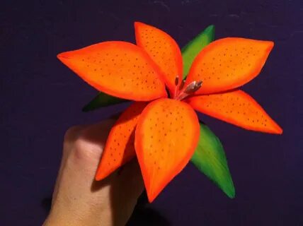 Gum Paste Tiger Lily.