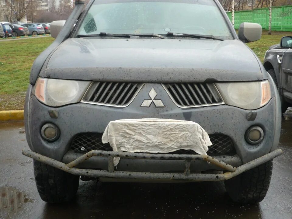 Как снять бампер л200 Задний бампер с фонарями Triton / Mitsubishi L200 до 2015 / Бампер задний