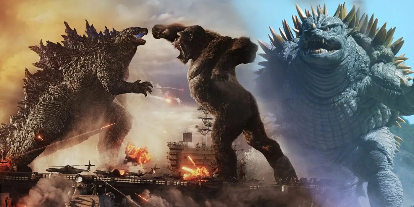 Godzilla kong 4 uzbek tilida. Godzilla vs Anguirus. Ангирус Годзилла. Годзилла против Розозавра.