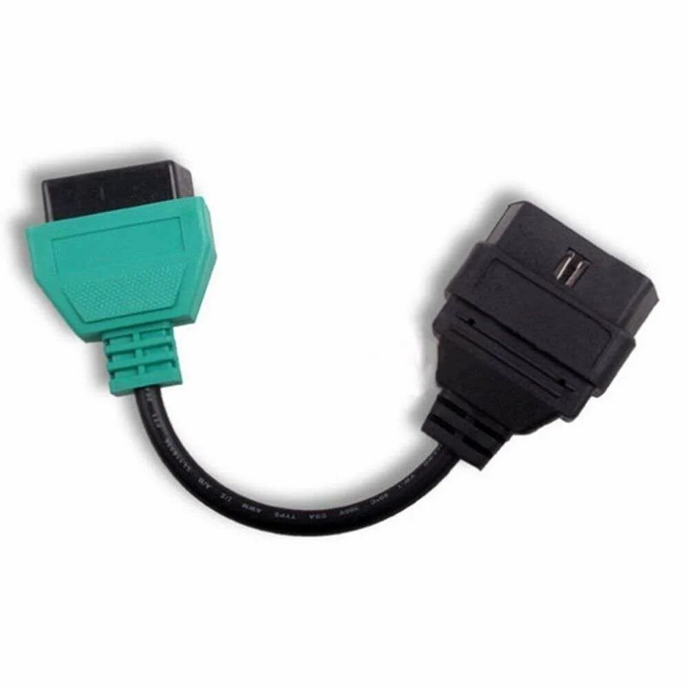 Obd abs. Переходник hitachi-4 obd. переходники multiecuscan для fiat, alfa romeo, lancia. зеленый адаптер диагностики фиат дукато. fiat ecu scan кабели.